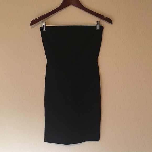 New BCBG Alyona Black Bandage Dress Small - Picture 6 of 8